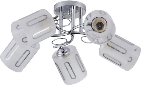 Потолочная люстра на штанге Escada Calluna 1120/5PL E27*40W Chrome (220V)