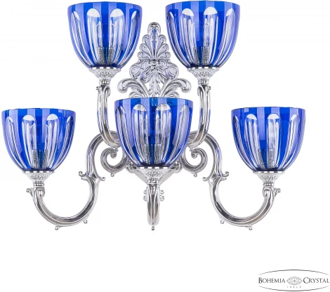 Бра Bohemia Verona 7203B15/3+2/210 NW P1 U Clear-Blue/H-1H