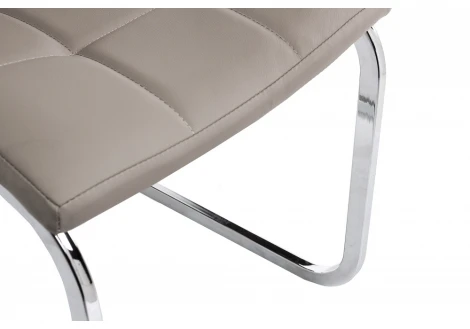 Обеденный стул на металлокаркасе Woodville Valenza серый 1508