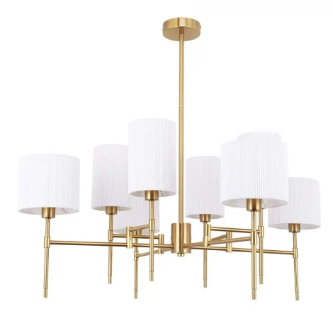 Потолочная люстра на штанге Arte Lamp Debora A4108LM-8PB