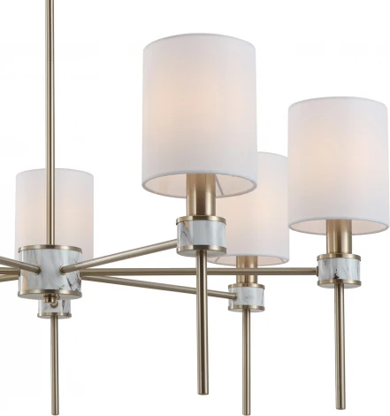 Потолочная люстра на штанге (13035/8R Brass) Indigo Poesia V000578 (220V)