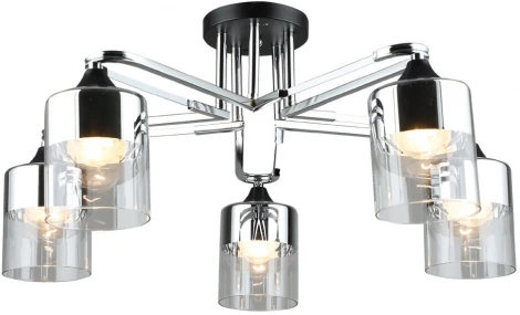 Потолочная люстра Wedo Light Vizer WD3618/5C-BK-CR-CL