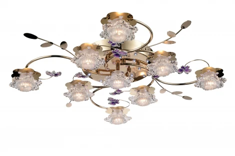 Потолочная люстра Arte Lamp Petali A3109PL-9GO