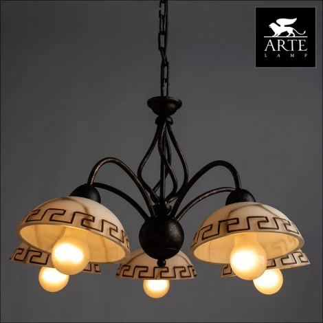 Подвесная люстра Arte Lamp Rustica A6884LM-5BR