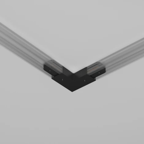 Угловой коннектор питания с вводом питания Unity (однофазный) черный Maytoni Accessories for tracks Unity TRA001CLB-11B (220V)