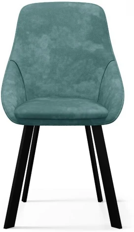 Стул DikLine 246 поворотный, AM8 серо-зеленый, ножки черные арт.00-00077991