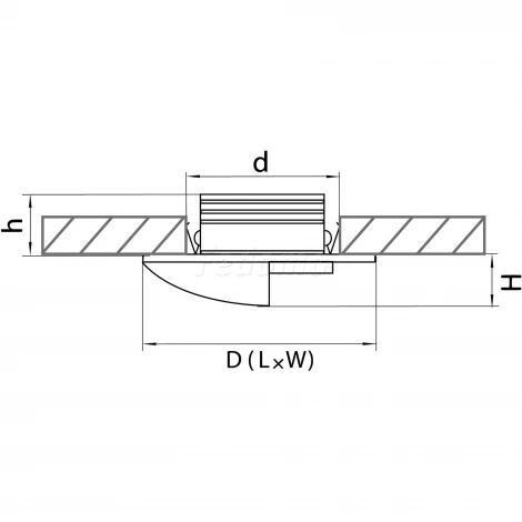 Подсветка для лестниц и ступеней встраиваемая Lightstar Lumina 212136 (LED, 220V)