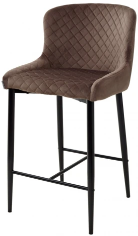 Полубарный стул M-City ARTEMIS BLUVEL-38 LATTE (H=65cm), велюр