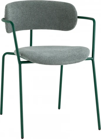 Стул Дженни букле зеленый каркас зеленый полуглянцевый муар Stool Group (арт.УТ000039181)