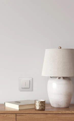 Рамка 4-постовая стекло белый Kollinger Asthetik AS4WH