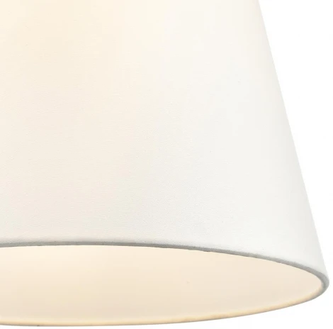 Подвесной светильник Lumion Kentuki 8283/1A никель/белый, металл/керамика/текстиль Е14 1*40W 220V