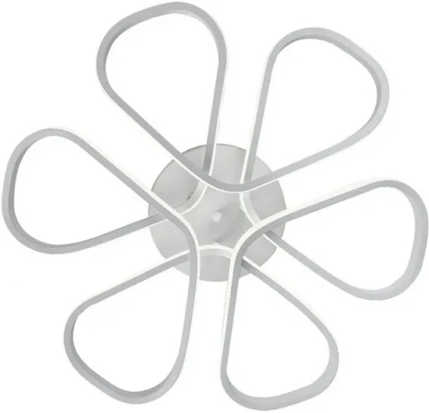 Потолочная светодиодная люстра с пультом ДУ, моб. приложением 120W, LED Natali Kovaltseva LED LAMPS 81121/7C (регулировка яркости, 220V)