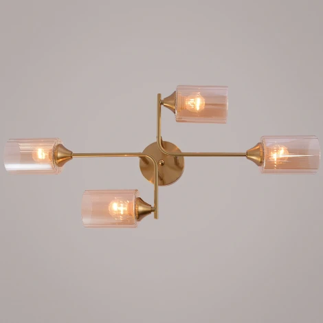 Потолочная люстра на штанге Reluce 19610-0.3-04 COPPER