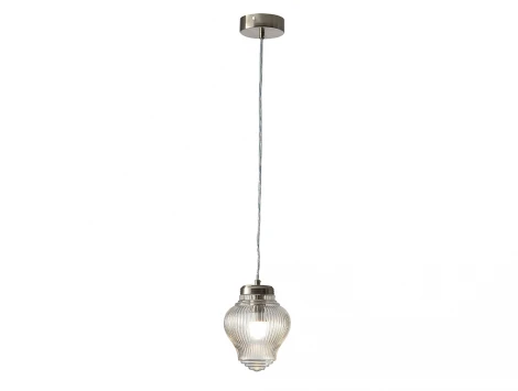 Подвесной светильник Newport 6140 6143/S nickel/clear