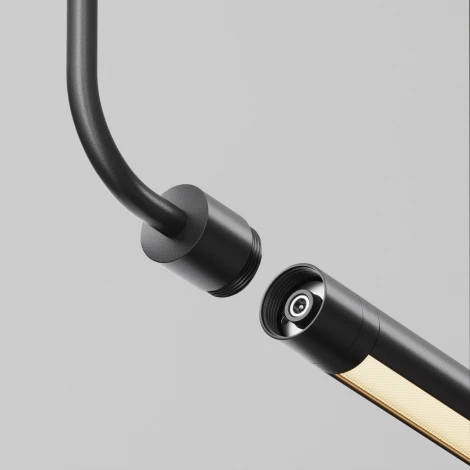 Заглушка для подвесного монтажа системы Shelf без ввода питания с тросом Maytoni Accessories for system Shelf CA024PL-B