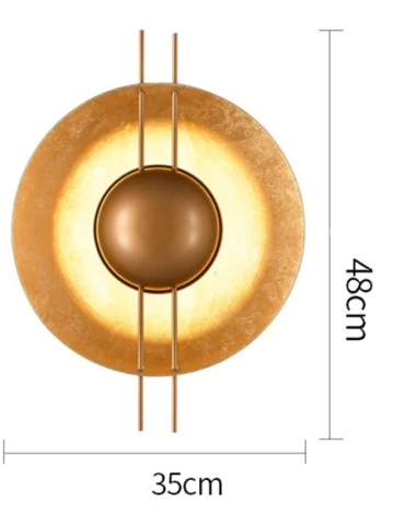 Настенный светильник (бра) Zara H48 ImperiumLoft Zara01 (19243-23) (LED, 220V, круглые)