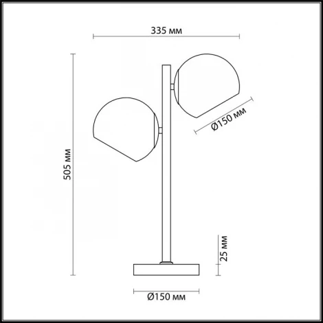 Интерьерная настольная лампа Lumion Blair 3769/2T
