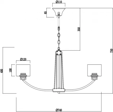Подвесная люстра Freya Teodora FR5003PL-08B