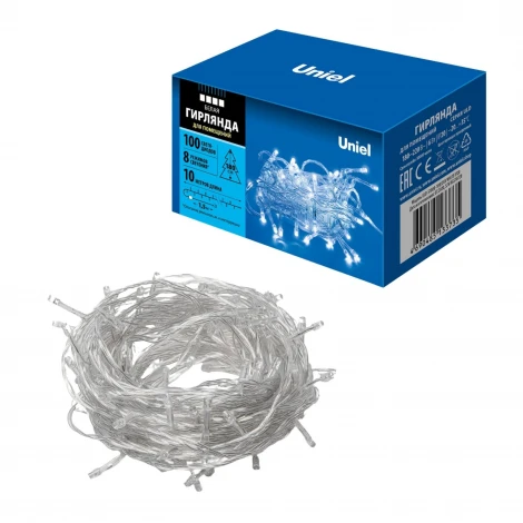 Гирлянда Uniel ULD-S1000-100/DTA WHITE IP20