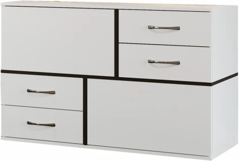 Комод Дамар (Дамар белый) Woodville арт.563522