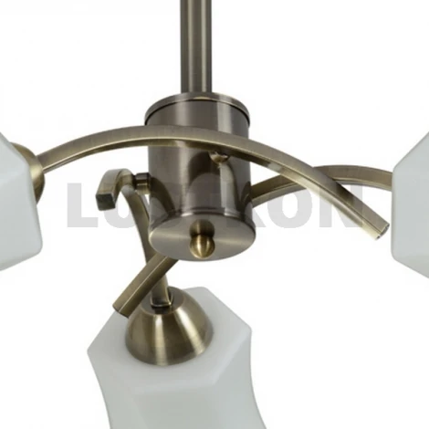 Потолочная люстра IDLamp Susana 870/3PF-Oldbronze