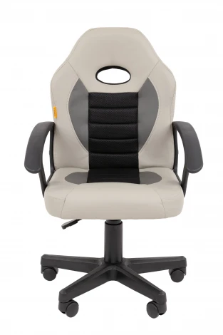 Кресло Chairman Kids 111 Россия экокожа серый 7202590