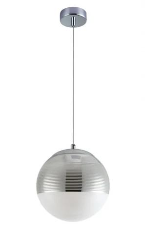 Подвесной светильник Crystal Lux Optima SP1 CHROME D200 (220V, на проводе, шар)