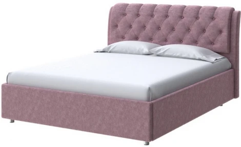 PROxSON Кровать Chester (Ткань: Велюр Gratta 6 Ягодный мусс) 140x200