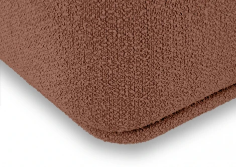 Пуф прямоугольный Fabro ОГОГО (арт.855376), (Ткань,Букле/Терракотовый)