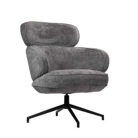 Кресло KING серый, шенилл Bradex Home FR 1074