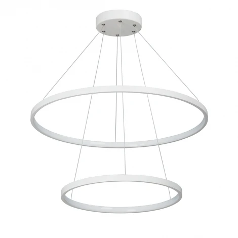 Подвесной светильник ярусный Vitaluce V4614-0/2S (LED, 220V, на тросе, круглые, кольцо)