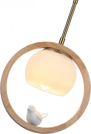 Подвесной светильник Arte Lamp A4182SP-1BR Caprice (220V, на проводе, шар, птички)