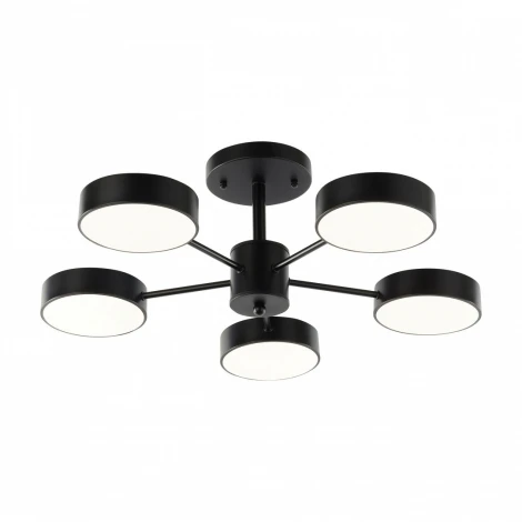 Потолочная люстра на штанге Arte Milano Ferrara 250906/5B Bk (LED, 220V, круглые)