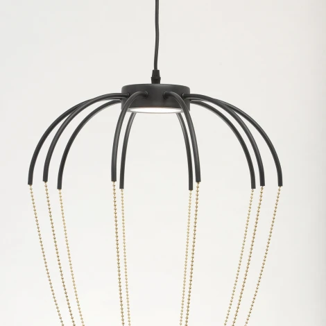 Подвесная люстра DeMarkt Стелла 412010701 (LED, 220V, на проводе, круглые, клетка)