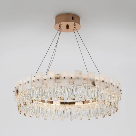 Подвесная люстра светодиодная с регулировкой цветовой температуры Modelux MODELUX ML.6980.800P GD