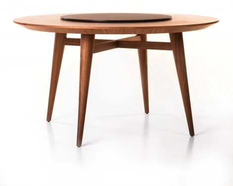 Стол круглый обеденный Wilson (136) орех, вращающийся центр Top Concept 2001000001323