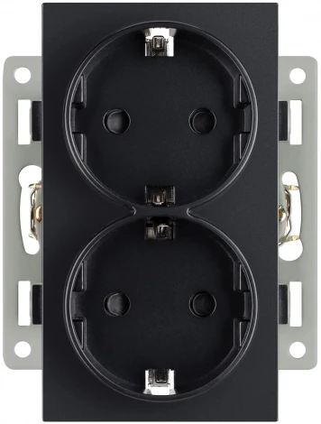 Механизм электрической розетки SCT-MEUD-PL-BK (250V, 16A) (Arlight) 043765