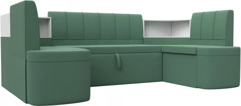 Диван кухонный П-образный Тефида Лига Диванов (Рогожка) арт.125852