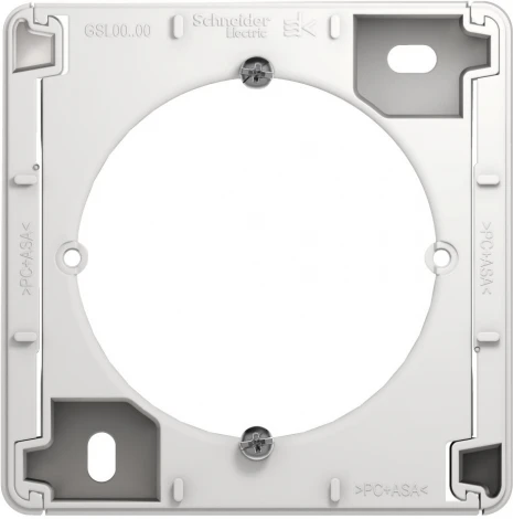Коробка наружного монтажа (белый) Systeme Electric Glossa GSL000100