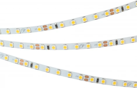 Светодиодная лента RT-A120-5mm 24V Day4000 (9.6 W/m, IP20, 2835, 5m) (Arlight, узкая) 015648(2)