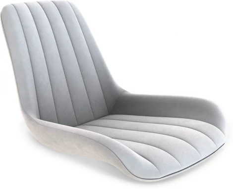 Стул Sheffilton SHT-ST37/S37 серое облако/черный муар