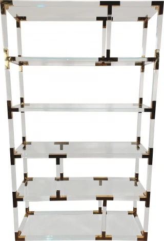 Стеллаж IST-CASA Роялти MH-1780NC, 120х38х200 см, прозрачный