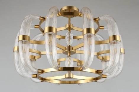 Потолочная люстра на штанге Aployt Solandzh APL.856.07.100 (LED, 220V, круглые)