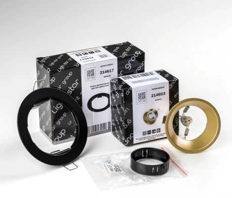 Встраиваемый светильник под LED модуль/ламп МR16 Lightstar Domino D61703BMOD (220V, круглые)