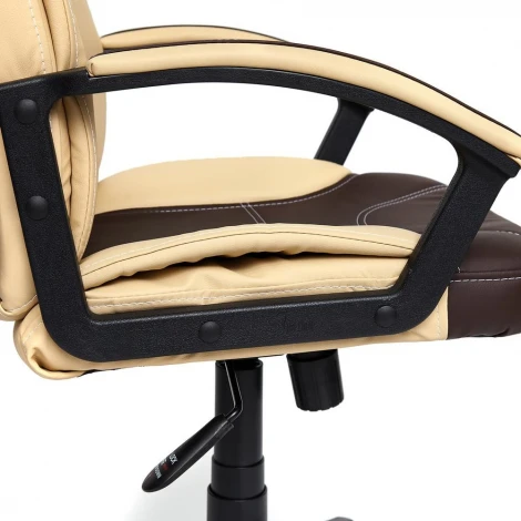 Кресло TWISTER кож/зам, коричневый/бежевый, 36-36/36-34 Tetchair 5551