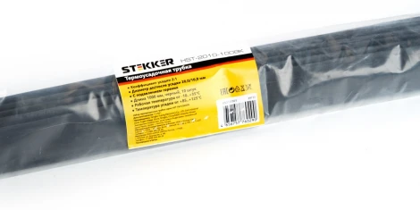 Трубка термоусадочная 1000 мм 10 шт. Stekker 39735