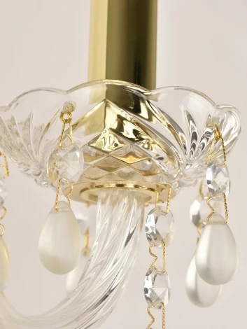 Бра Bohemia 112 112B/1/165 G V0300 (220V, подвески, подсвечник, свеча)