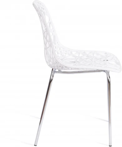 Стул CRISPY (mod. 61) Tetchair (Белый,Хром).