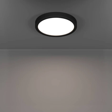 Настенно-потолочный светильник с регулировкой цветовой температуры Eglo Fueva 6 901325 11,5W(LED) 2700K, 4000K, 6500K, пластик, черный, белый