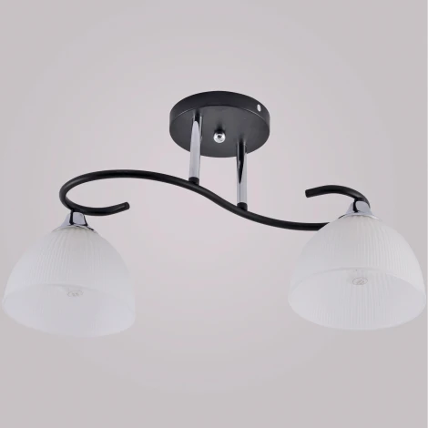 Потолочная люстра на штанге Reluce 01635-0.3-02 BK+CR